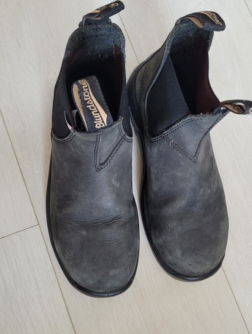 Blundstones Safety Boots Protective Footwear Oil And Acid Resistant Rustic Black - Picture 2 of 9